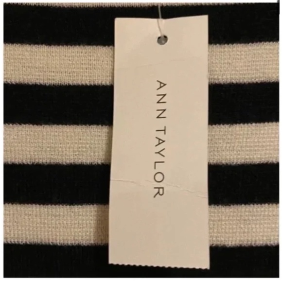 Navy and Cream Sweater Dress - NEW!! - Picture 2 of 4